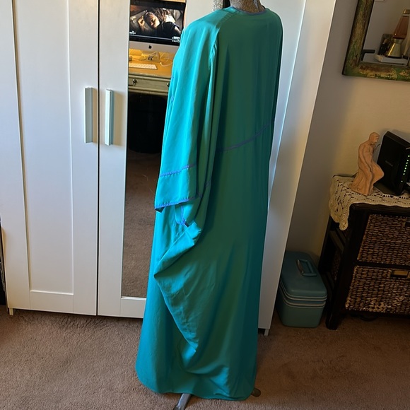 Bill Tice for Saks Fifth Avenue 1970’s Asian Inspired Caftan Very Good Vintage - Picture 11 of 17